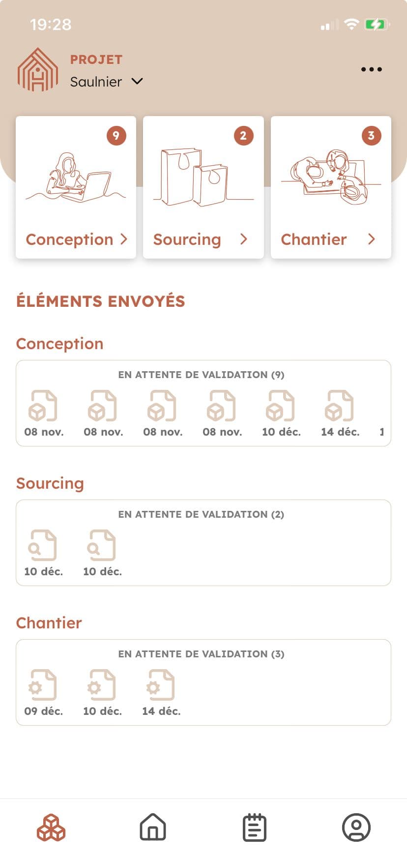 Page d'accueil Homiz